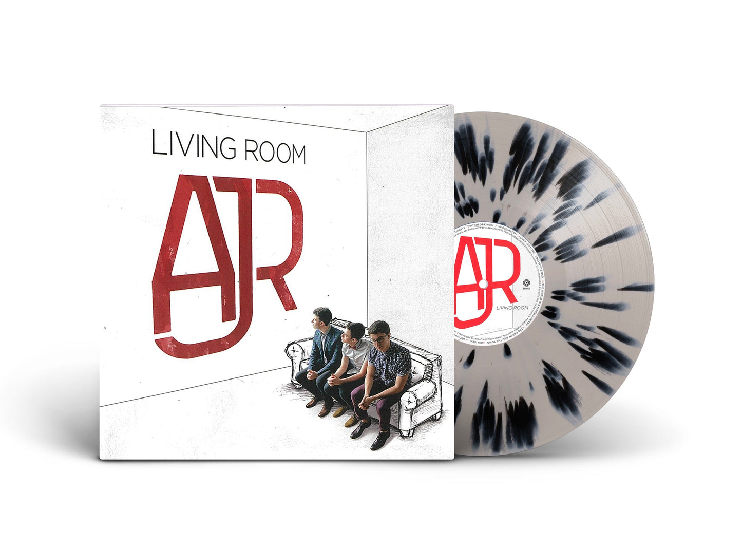 AJR- Living Room (Bone/Black Splatter Vinyl) - VINYL