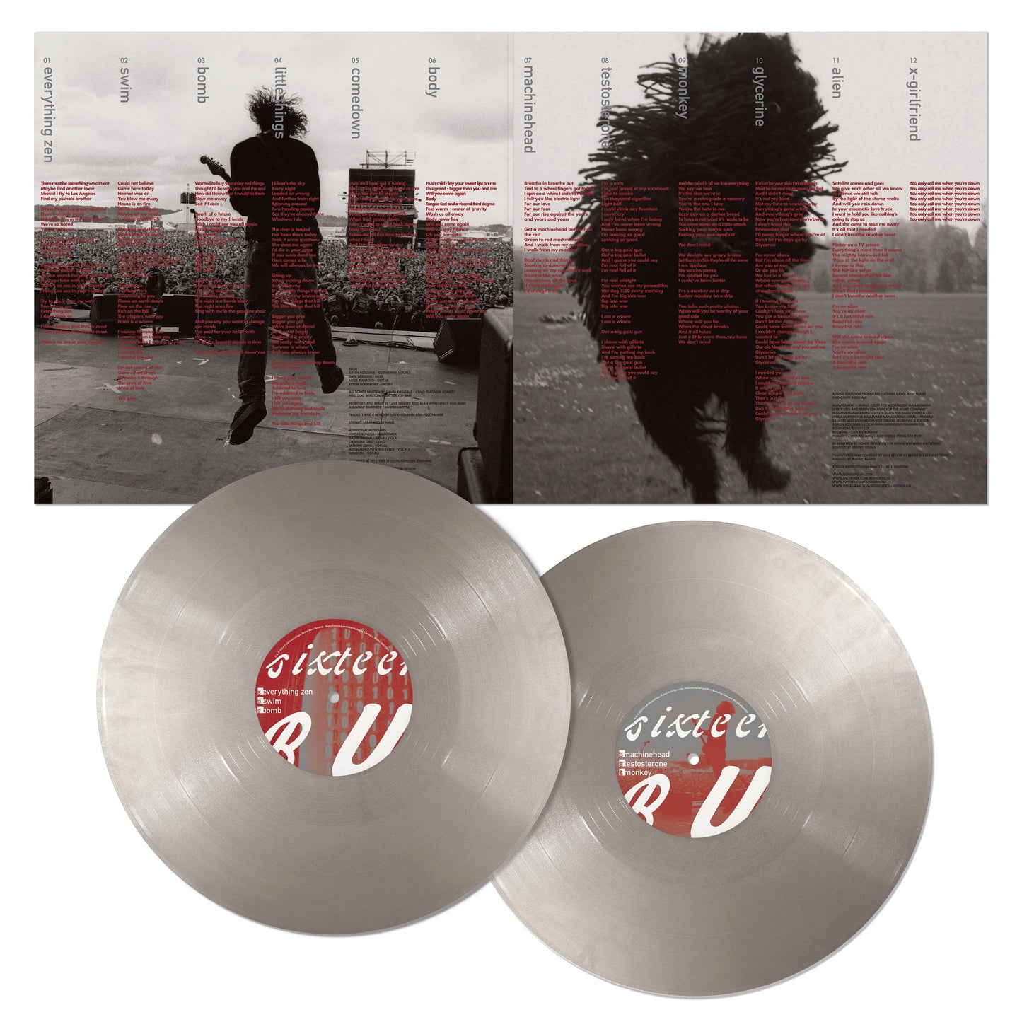 Bush- Sixteen Stone (30th Anniversary Edition) [Silver 2 LP] (Indie Exclusive Vinyl) - VINYL