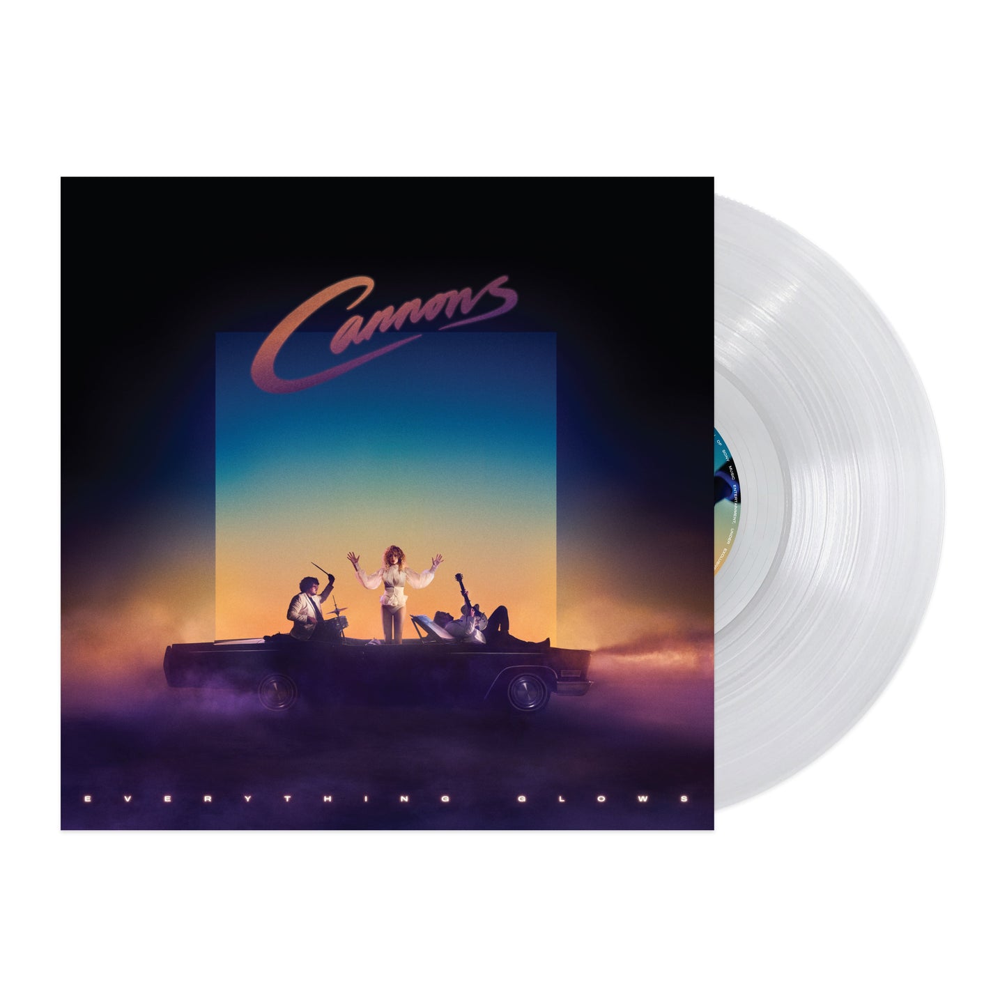 Cannons- Everything Glows (Clear Vinyl) - VINYL