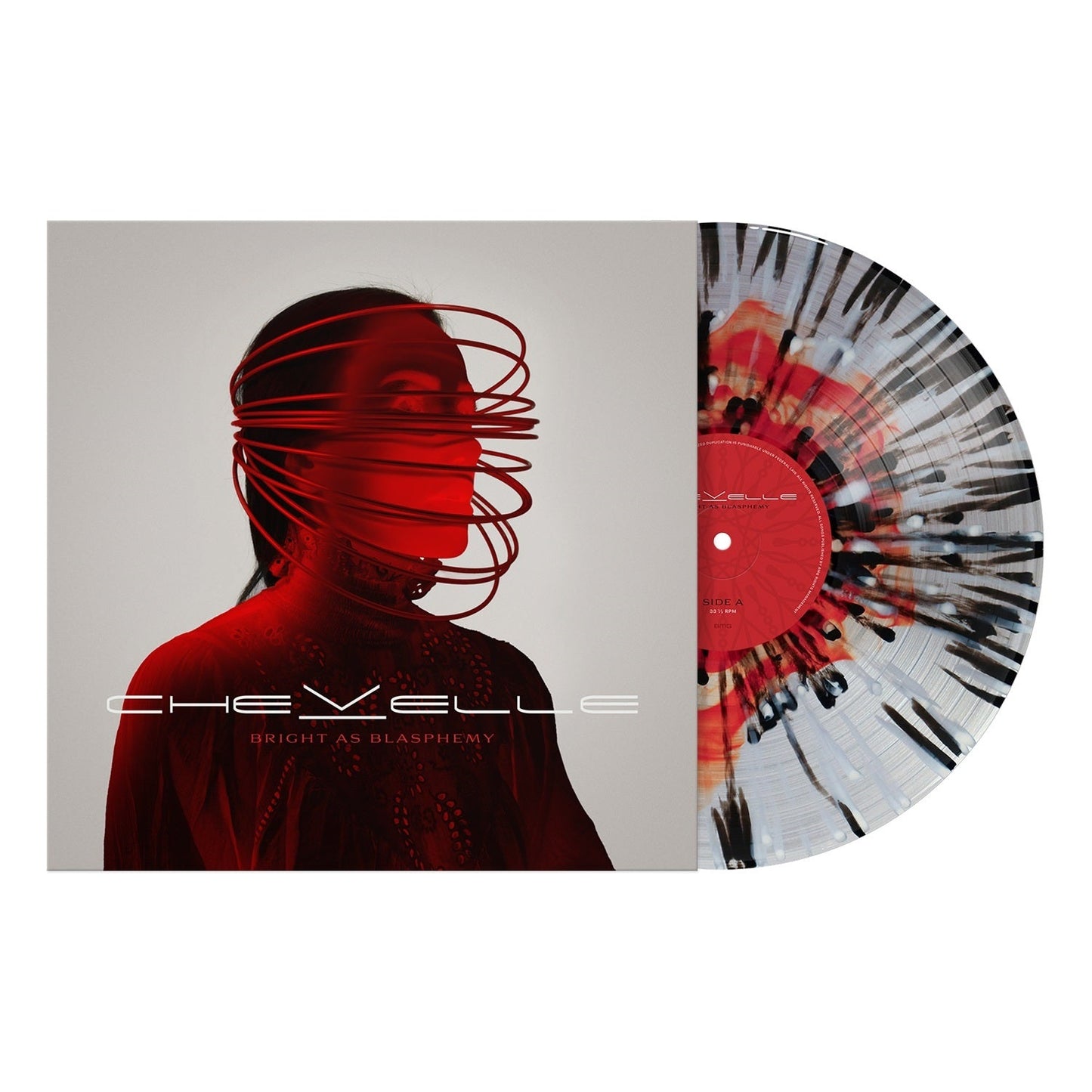 Chevelle- Bright as Blasphemy [Ruby/Clear/White-Black Splatter Vinyl] (Indie Exclusive Vinyl) - VINYL