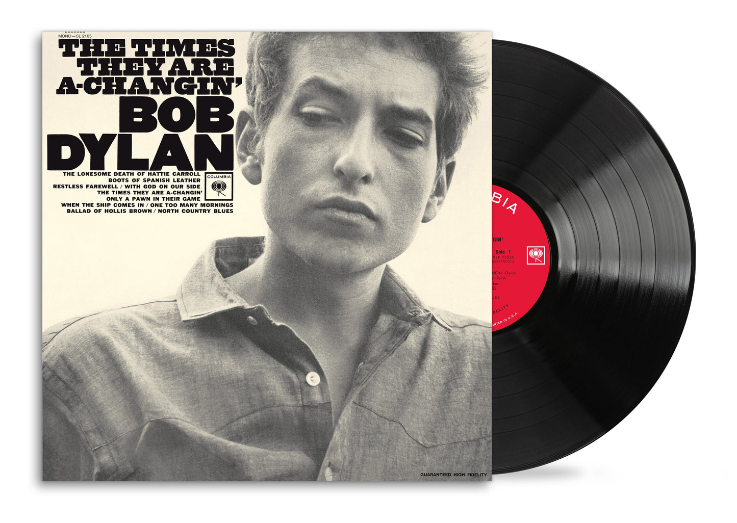 Bob Dylan- The Times They Are A-Changin' (Mono Pressing) - VINYL