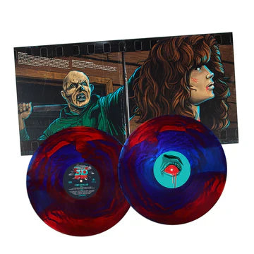 Friday The 13th Part III Soundtrack (Lenticular Cover; Red / Blue Swirl Vinyl) - VINYL