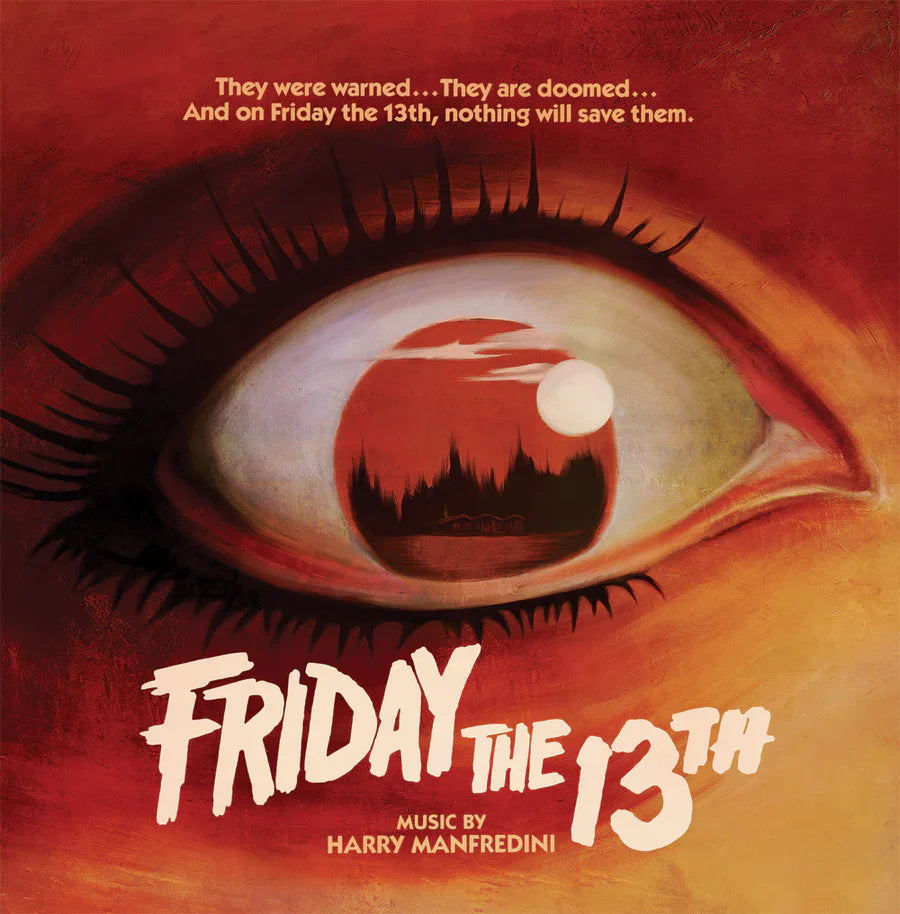 Friday The 13th Soundtrack (Silver w/Black, Gold, Red Splatter) - VINYL
