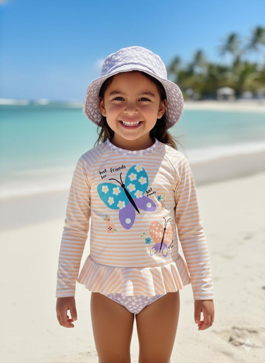 H3161 Long Sleeve Butterfly Kids
