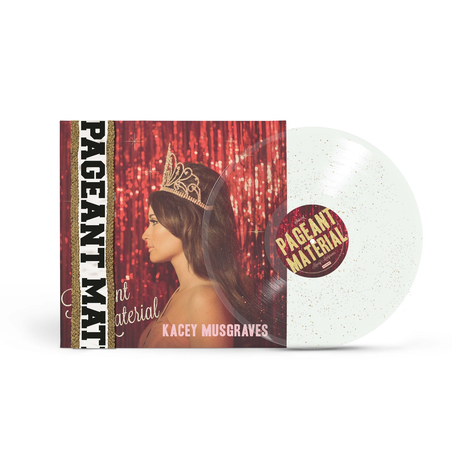 Kacey Musgraves- Pageant Material (10 Year Anniversary) [Clear Gold Glitter LP] - VINYL