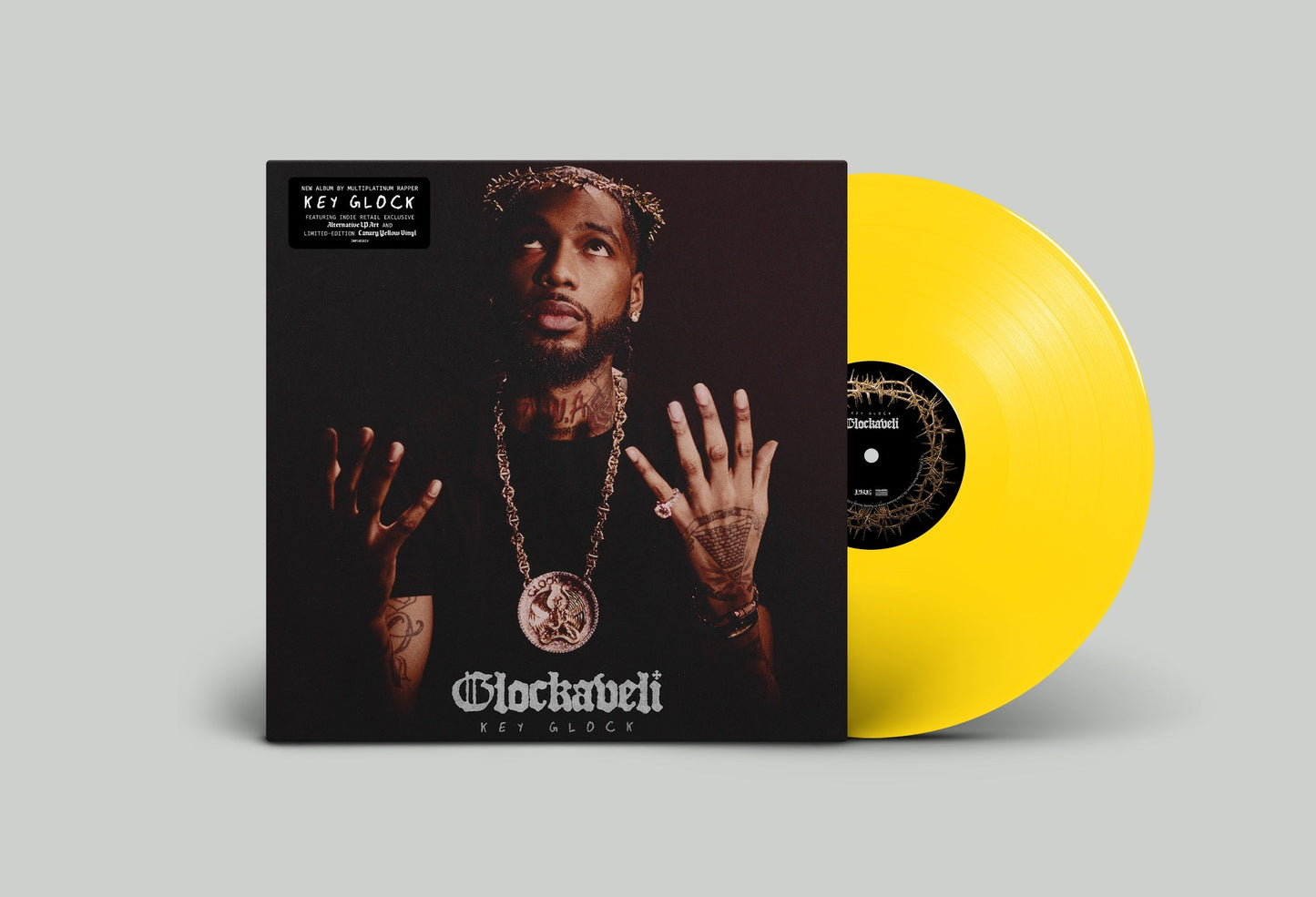 Key Glock- Glockaveli [Canary Yellow LP] [Alternate Cover] (Indie Exclusive Vinyl) (DAMAGED) - VINYL