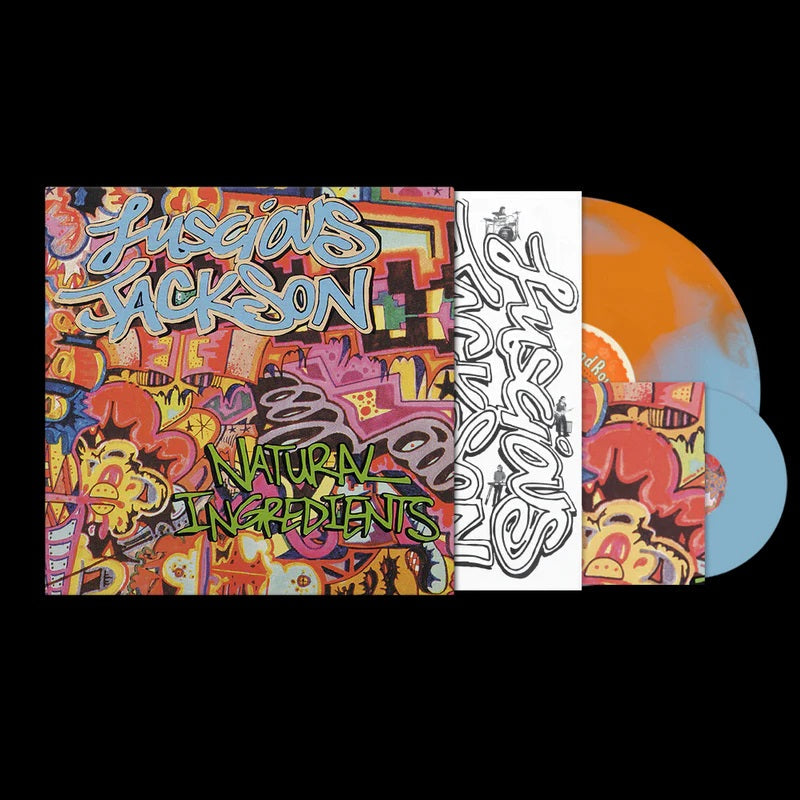 Lucious Jackson- Natural Ingredients [Grand Royal Swirl Vinyl w/ Baby Blue 7" Single] - VINYL
