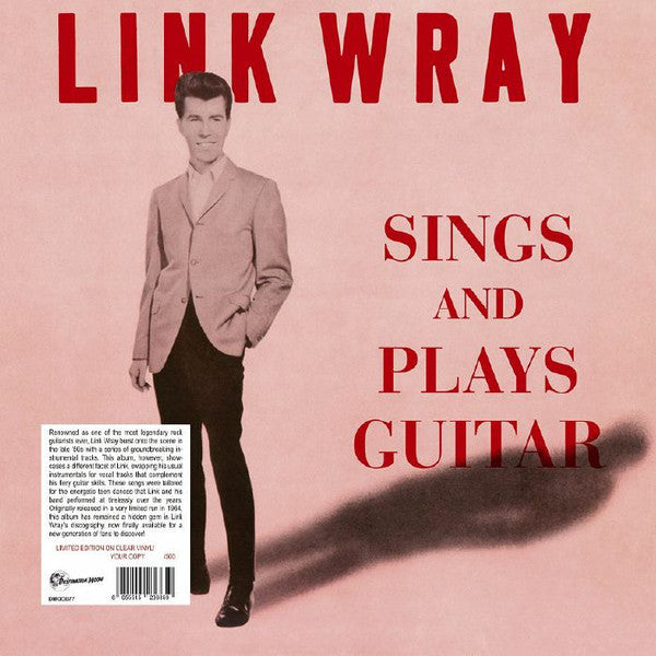 Link Wray- Sings & Plays Guitar [Clear Vinyl] [Limited Edition] (Uk) - VINYL