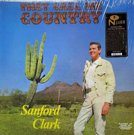 Sanford Clark- They Call Me Country - Limited Blue Colored Vinyl - VINYL