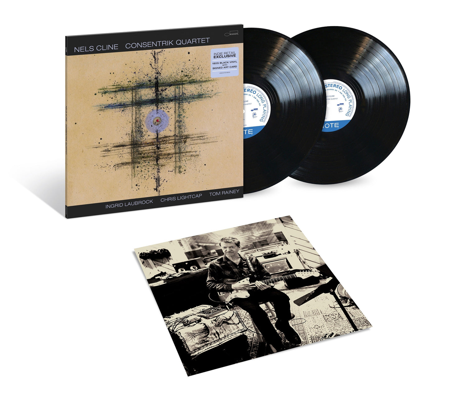 Nels Cline- Consentrik Quartet [180g 2xLP] [Signed Insert] (Indie Exclusive Vinyl) - VINYL