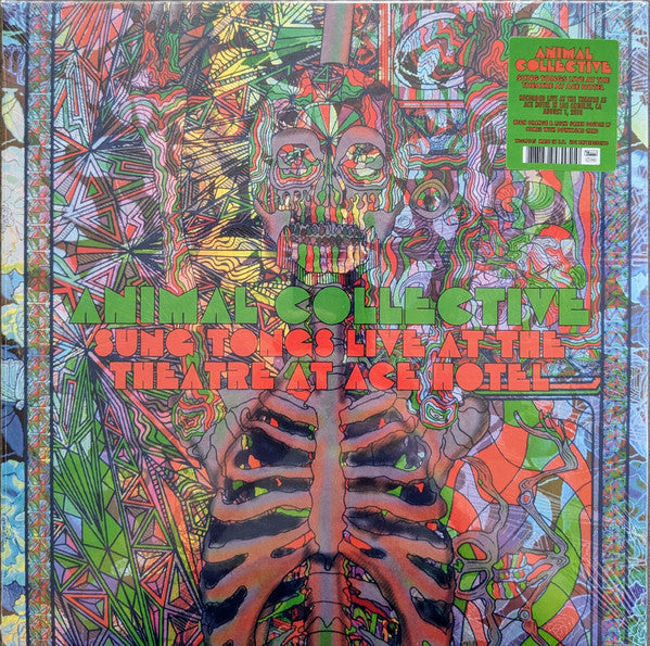 Animal Collective- Sung Tongs Live at the Theatre at Ace Hotel - Ltd Light Green and Neon Orange Vinyl - VINYL