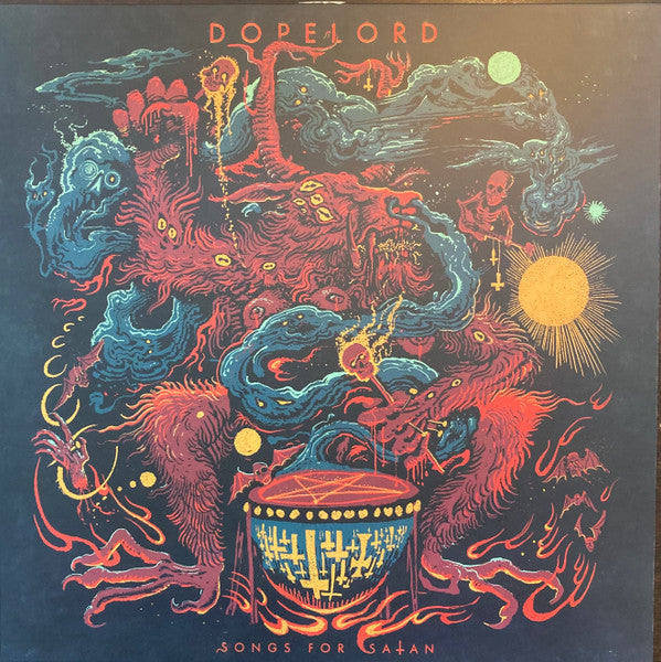 Dopelord- Songs For Satan - Blue & Black Marble Vinyl - VINYL