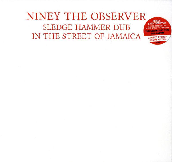 Niney the Observer- Sledge Hammer Dub In The Street Of Jamaica - VINYL