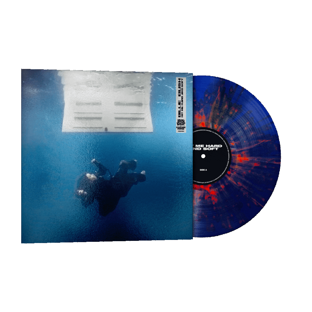 Billie Eilish- HIT ME HARD AND SOFT [Anniversary Edition / Blue & Orange Splatter LP] - VINYL