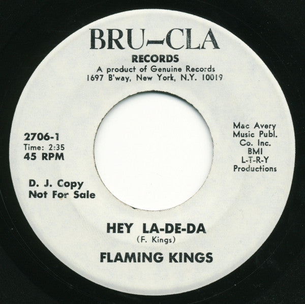 Flaming Kings: Hey La-De-Da / So Wild About You (Digital 45)  \ CD