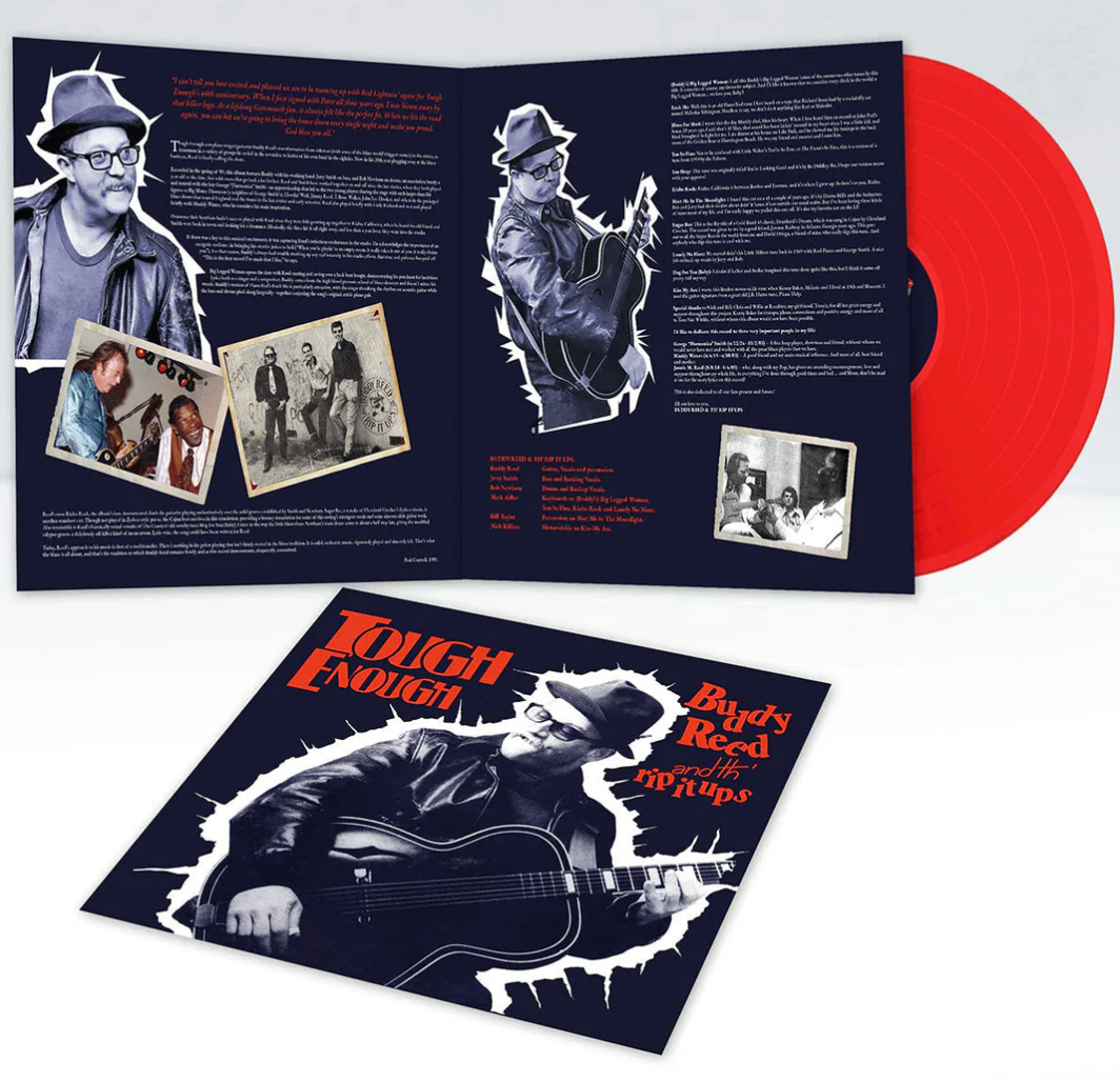 Buddy Reed & Th' Rip It Ups - Tough Enough (RSD Black Friday UK) (Translucent Red Vinyl) - VINYL