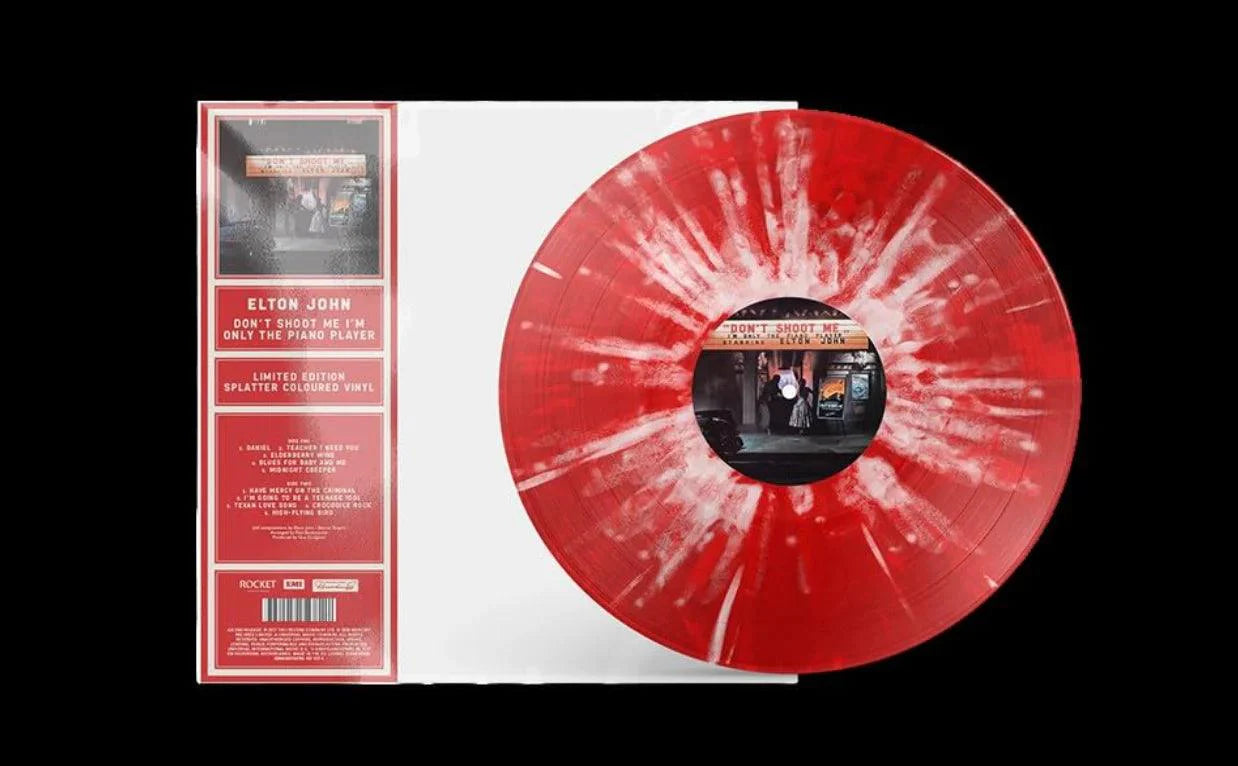Elton John- Don't Shoot Me I'm Only The Piano Player [Red Splatter 180g LP] - VINYL