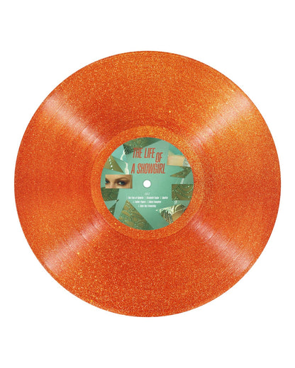 Taylor Swift- The Life of a Showgirl [Sweat and Vanilla Perfume Portofino Orange Glitter Vinyl] - VINYL