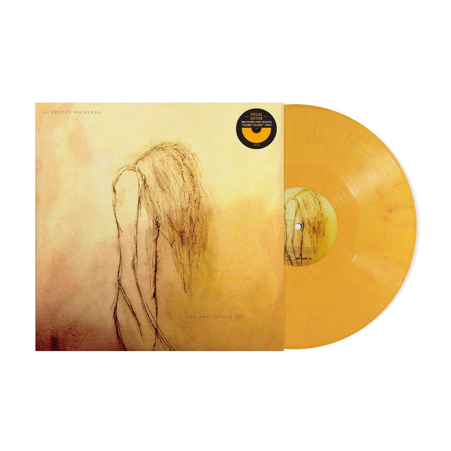 The Pretty Reckless- Who You Selling For [Eco-Mix Yellow 2 LP] (Indie Exclusive Vinyl) - VINYL