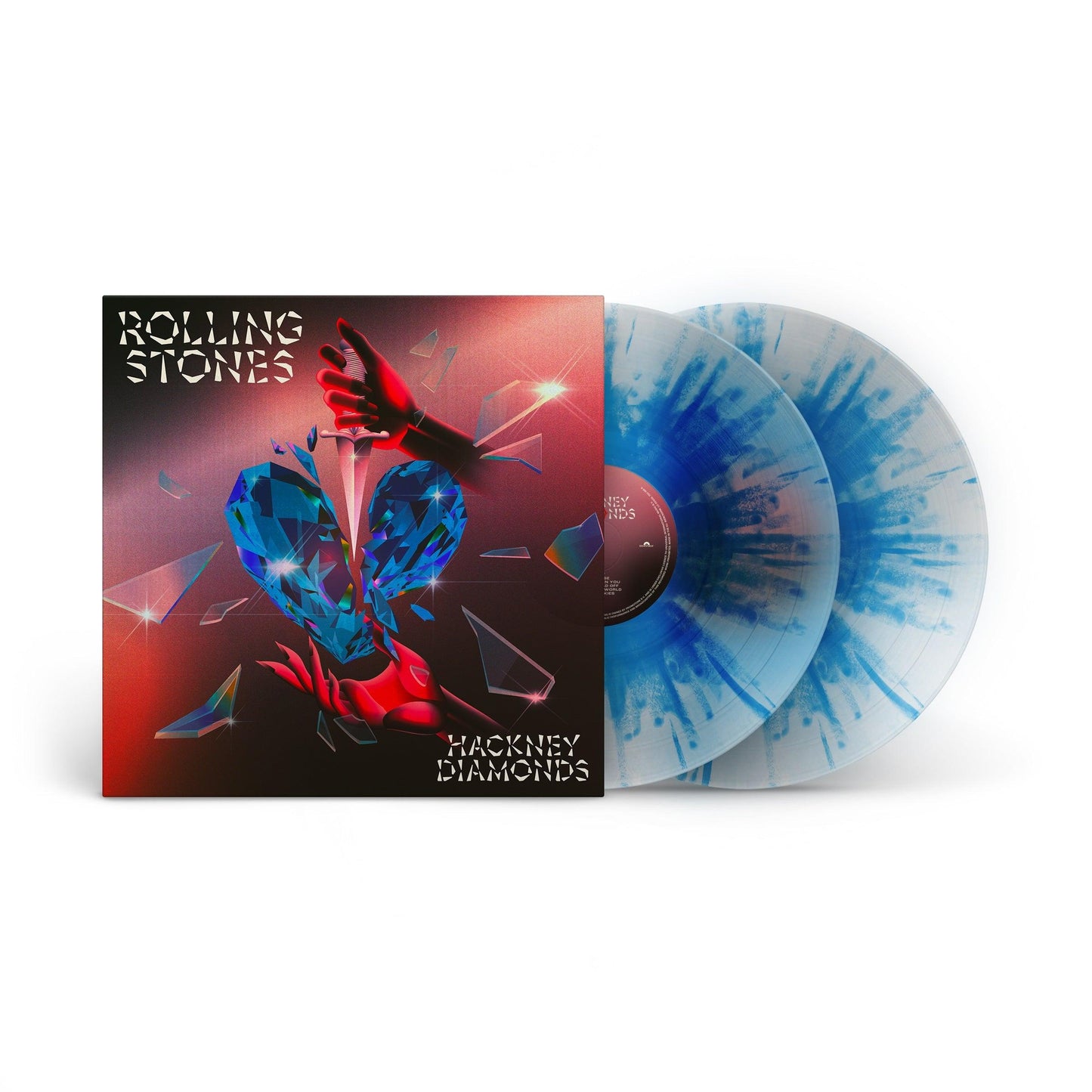 Rolling Stones- Hackney Diamonds (1 Year Anniversary) [Clear/Blue Splatter 2 LP] - VINYL