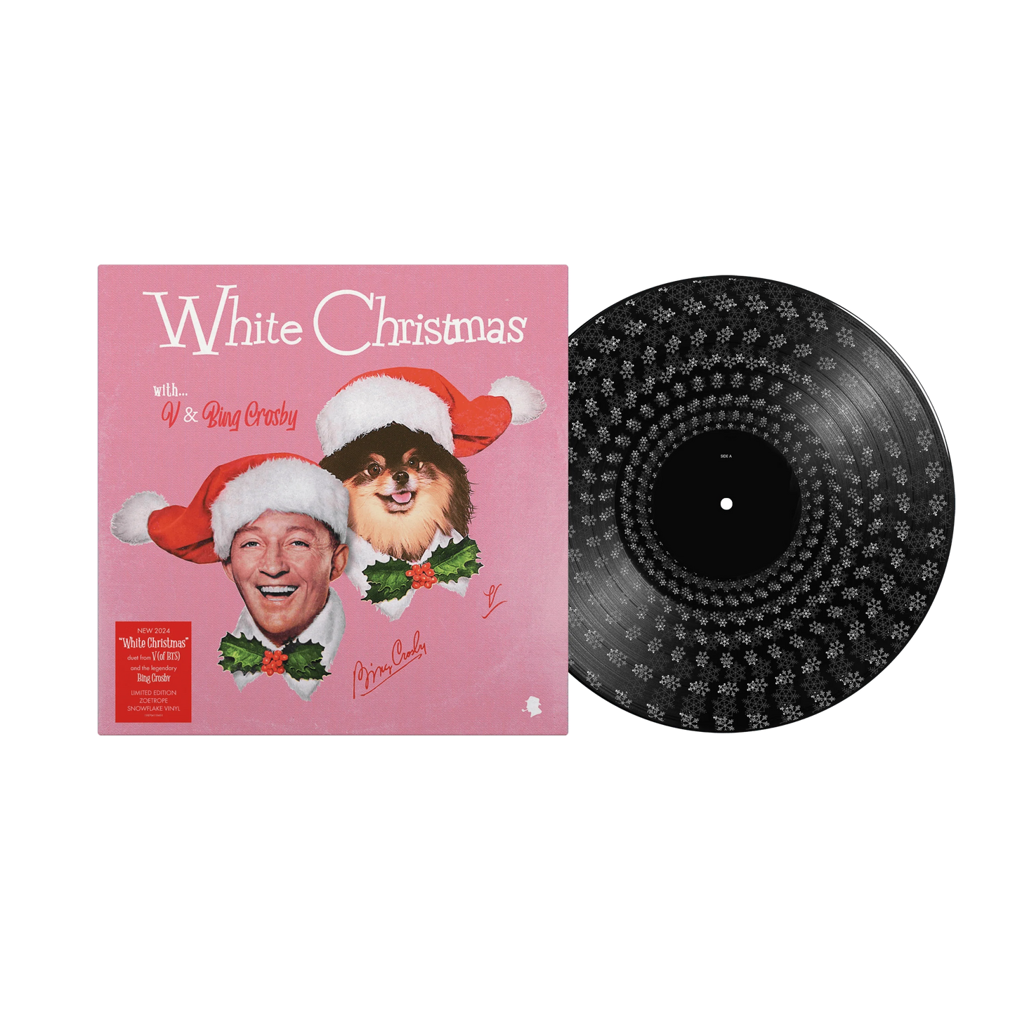 V x Bing Crosby- White Christmas (Zoetrope Picture Disc) - VINYL