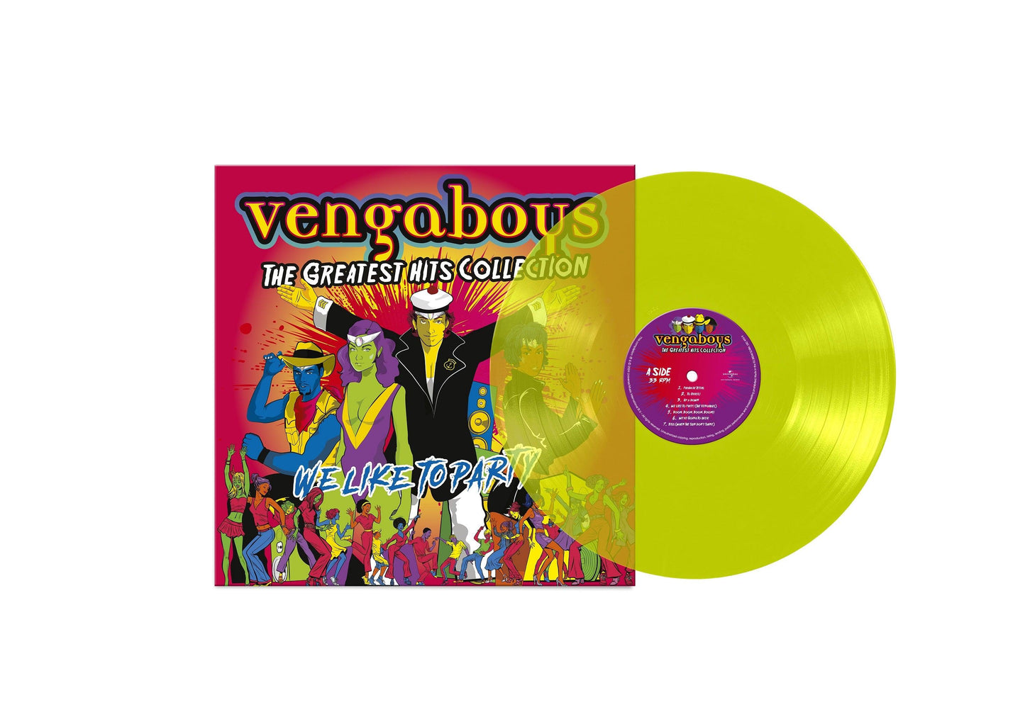 The Vengaboys- We Like To Party: The Greatest Hits Collection [Transparent Lime Green LP] - VINYL