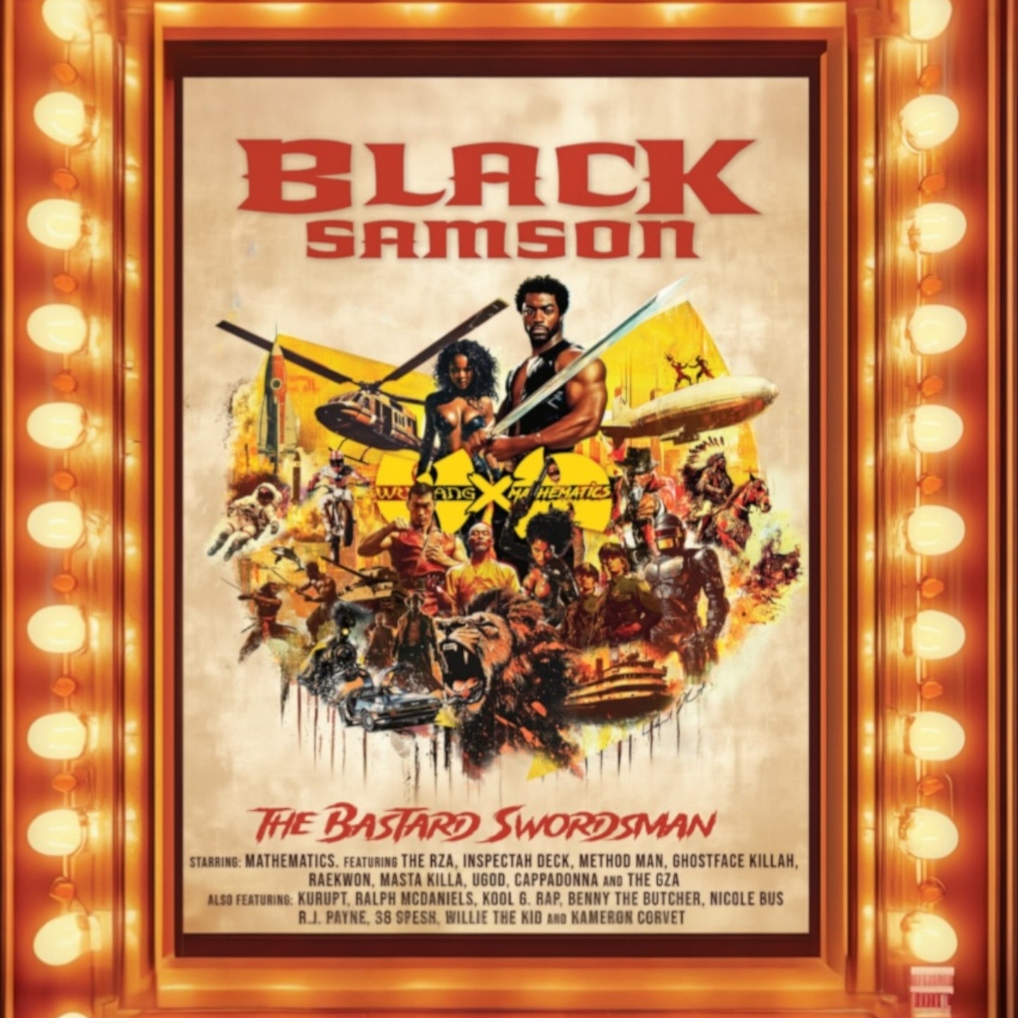 Wu-Tang and Mathematics- Black Samson, The Bastard Swordsman: Wu-Tang, The Saga Continues Collection [180g LP] - VINYL