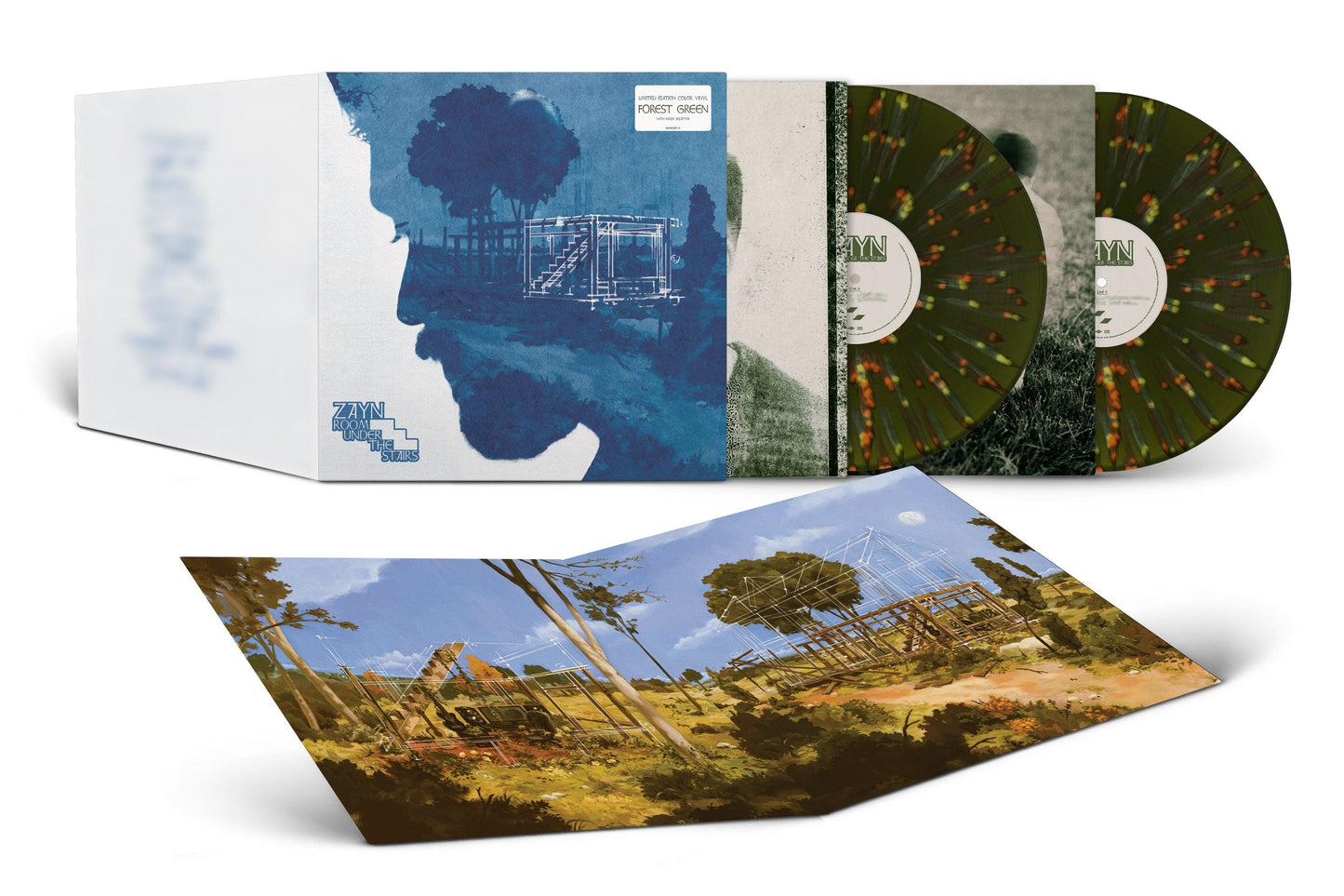 Zayn- ROOM UNDER THE STAIRS [Forest Green/Neon Splatter 2 LP] - VINYL