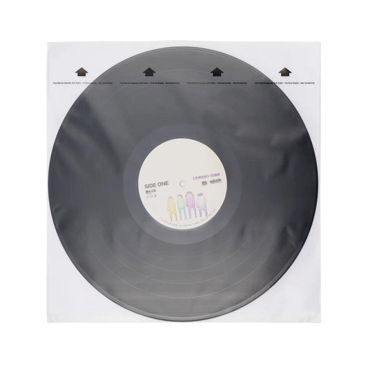 Anti-Static Vinyl Record Inner Sleeves - 50 Pack