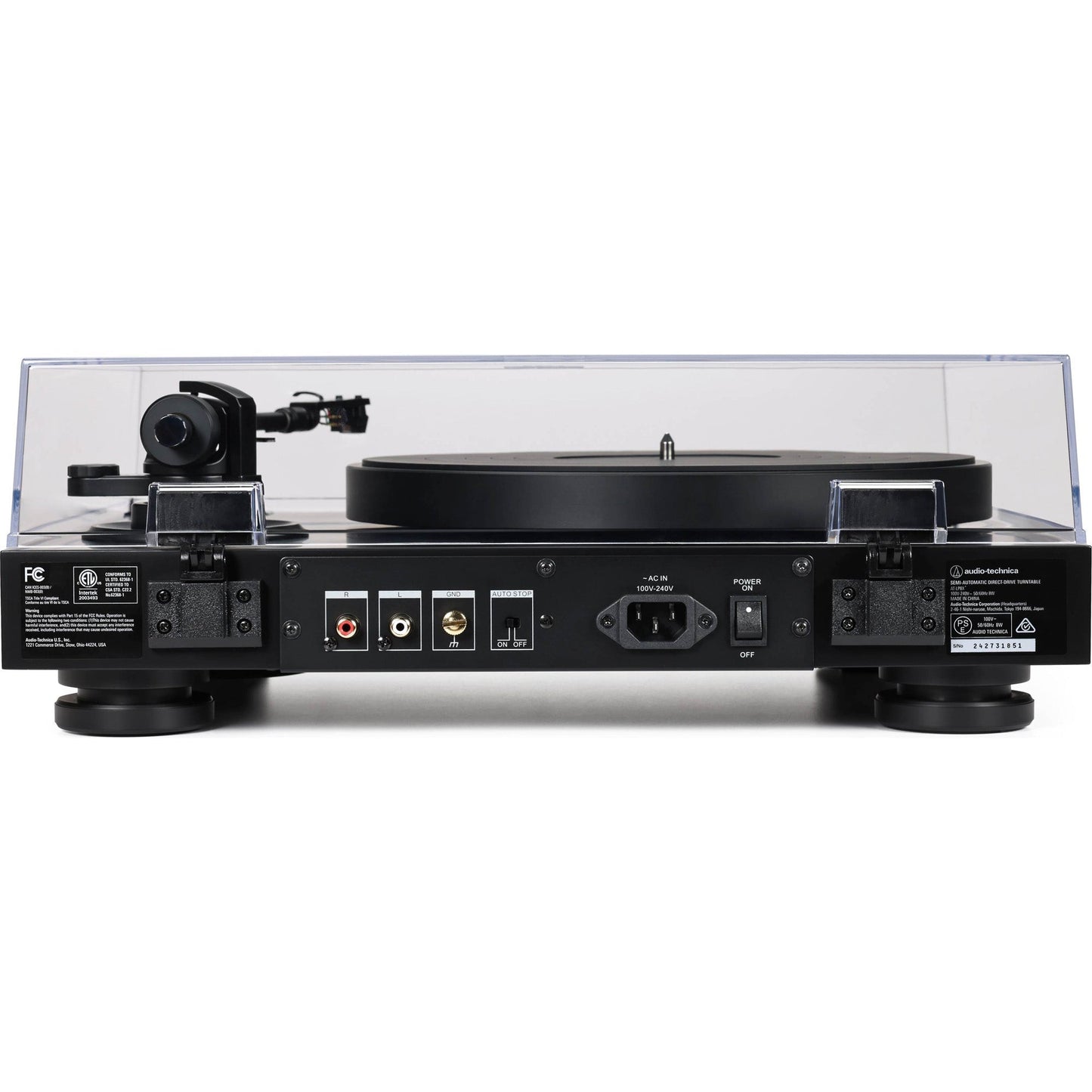 Audio Technica - AT-LP8X - Semi-Automatic Direct-Drive Turntable