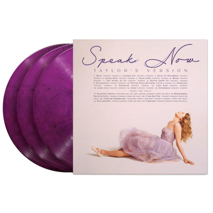 Taylor Swift- Speak Now (Taylor's Version) (Orchid Marbled 3LP) - VINYL