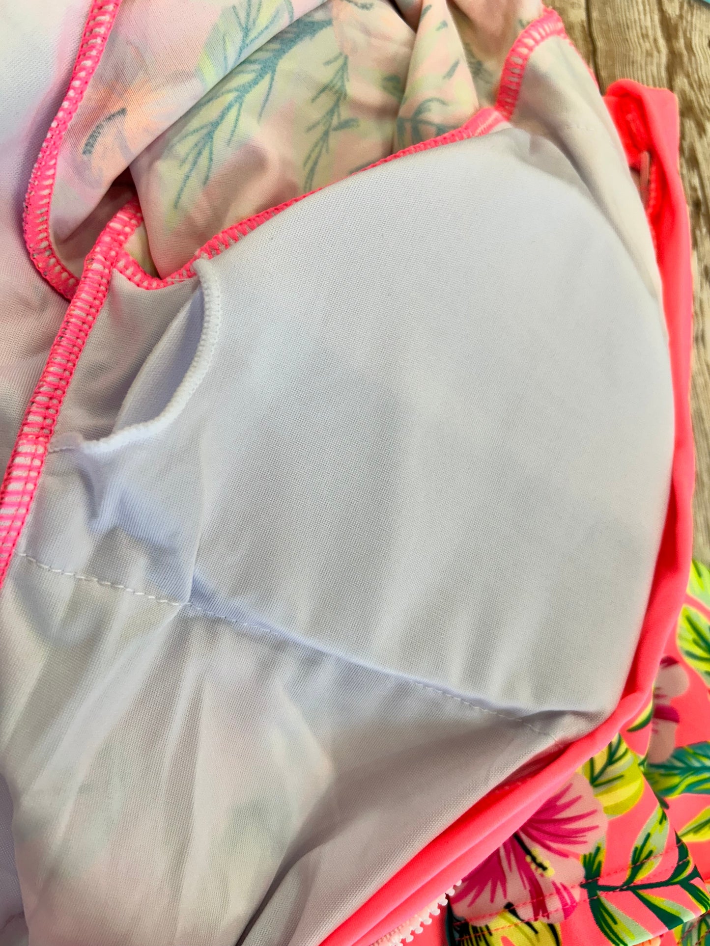 H3115 Long Sleeve Tropical Rash Guard Teens