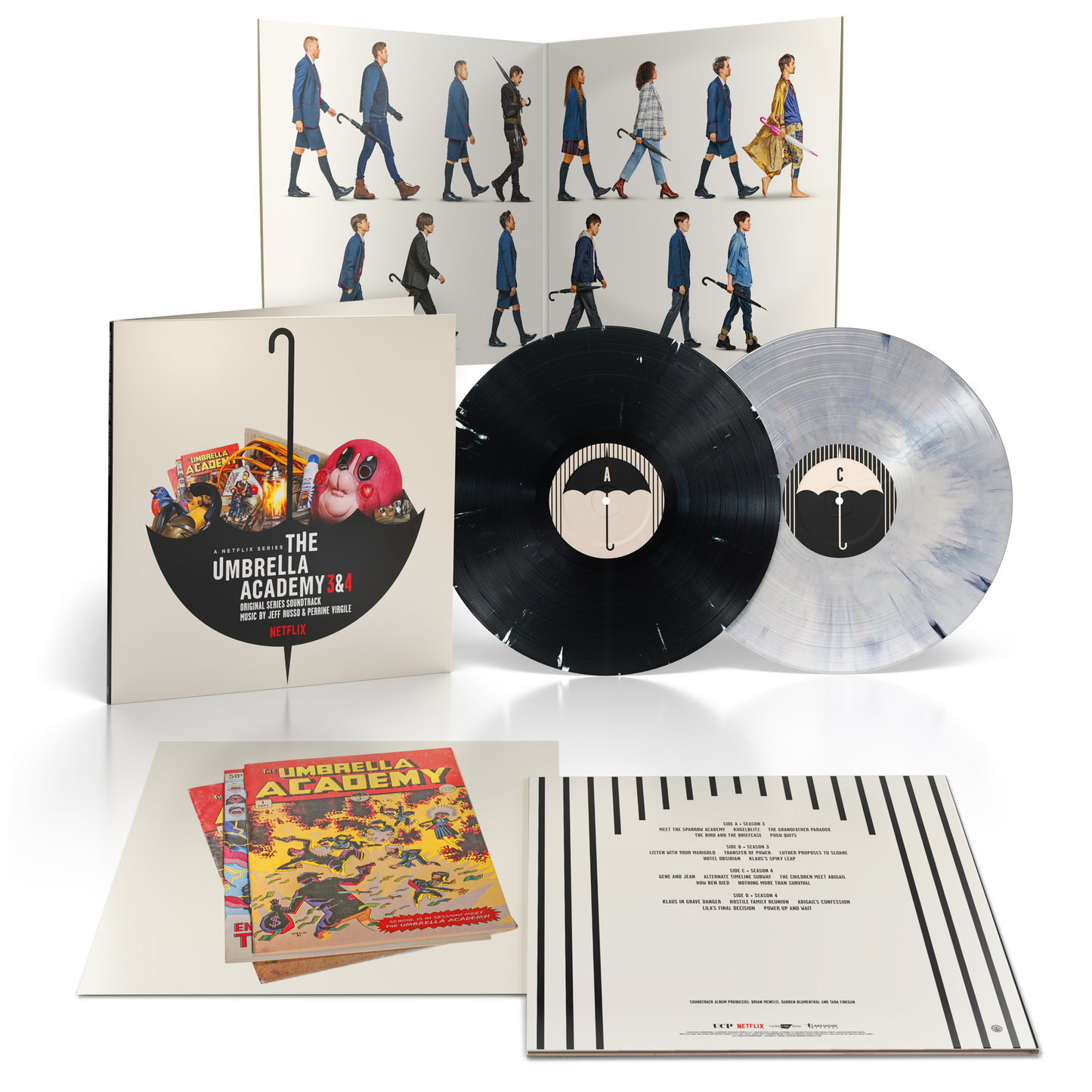 THE UMBRELLA ACADEMY 3 & 4 (SOUNDTRACK) - VINYL