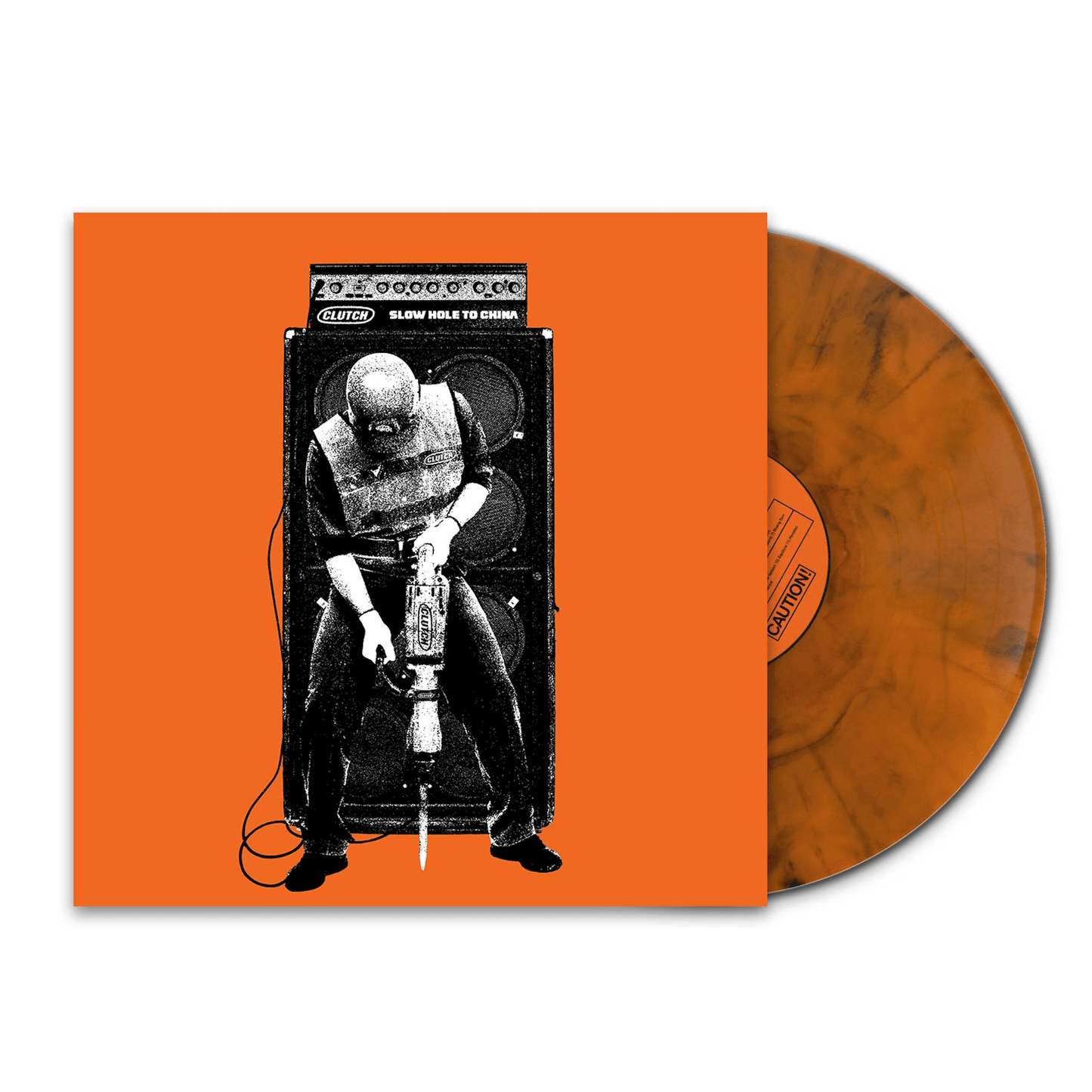 Clutch- Slow Hole To China (Orange Smoke Vinyl) (MINOR BLEMISHES) - VINYL