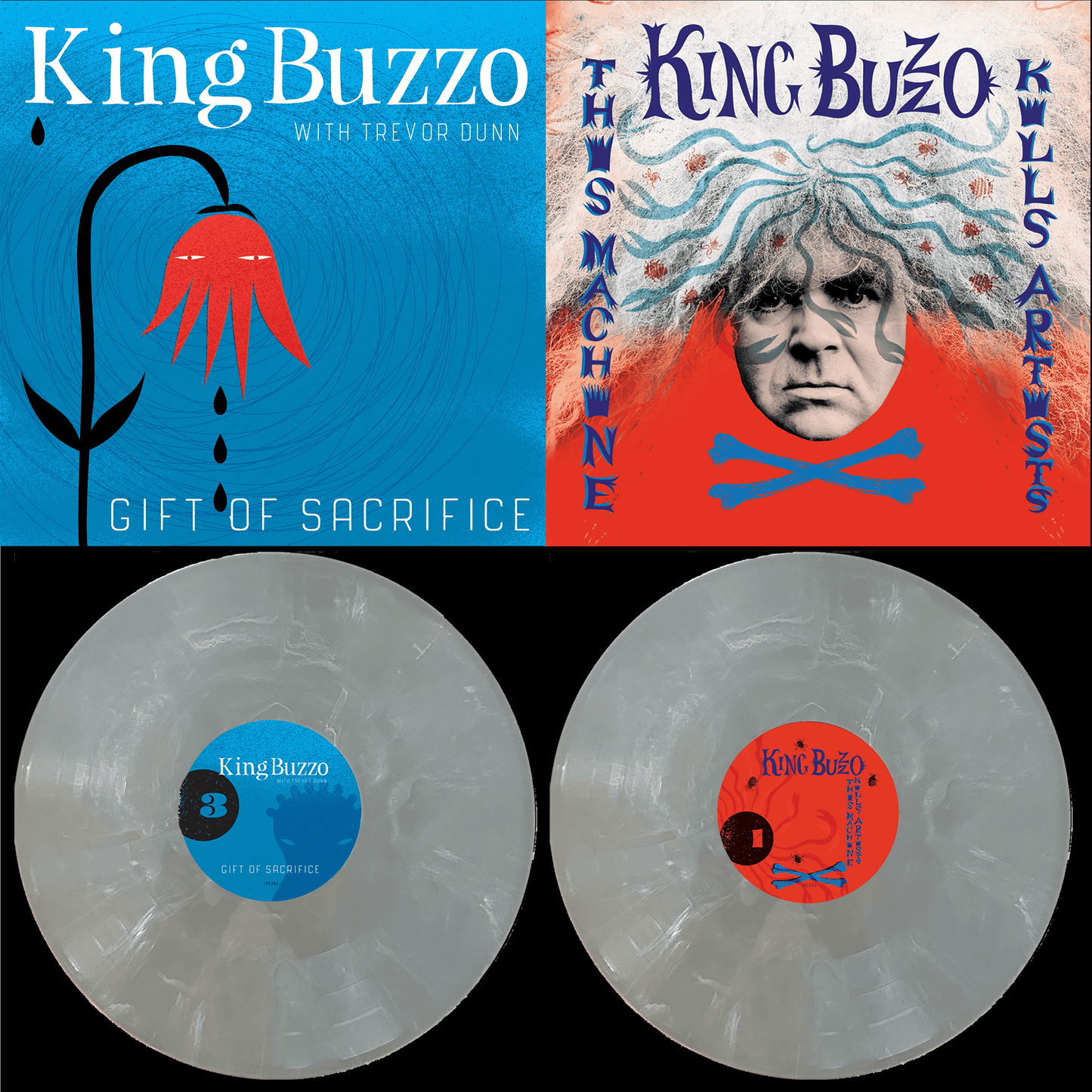 King Buzzo (Melvins)- This Machine Kills Artists & Gift Of Sacrifice (Indie Exclusive Vinyl) - VINYL