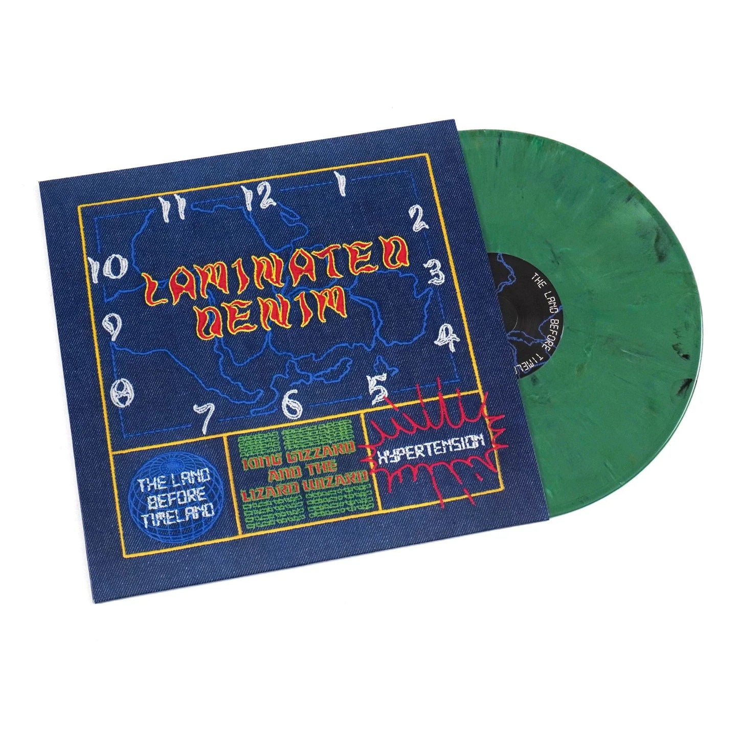 King Gizzard and the Lizard Wizard- Laminated Denim (Lucky Rainbow Edition) (DAMAGED) - VINYL