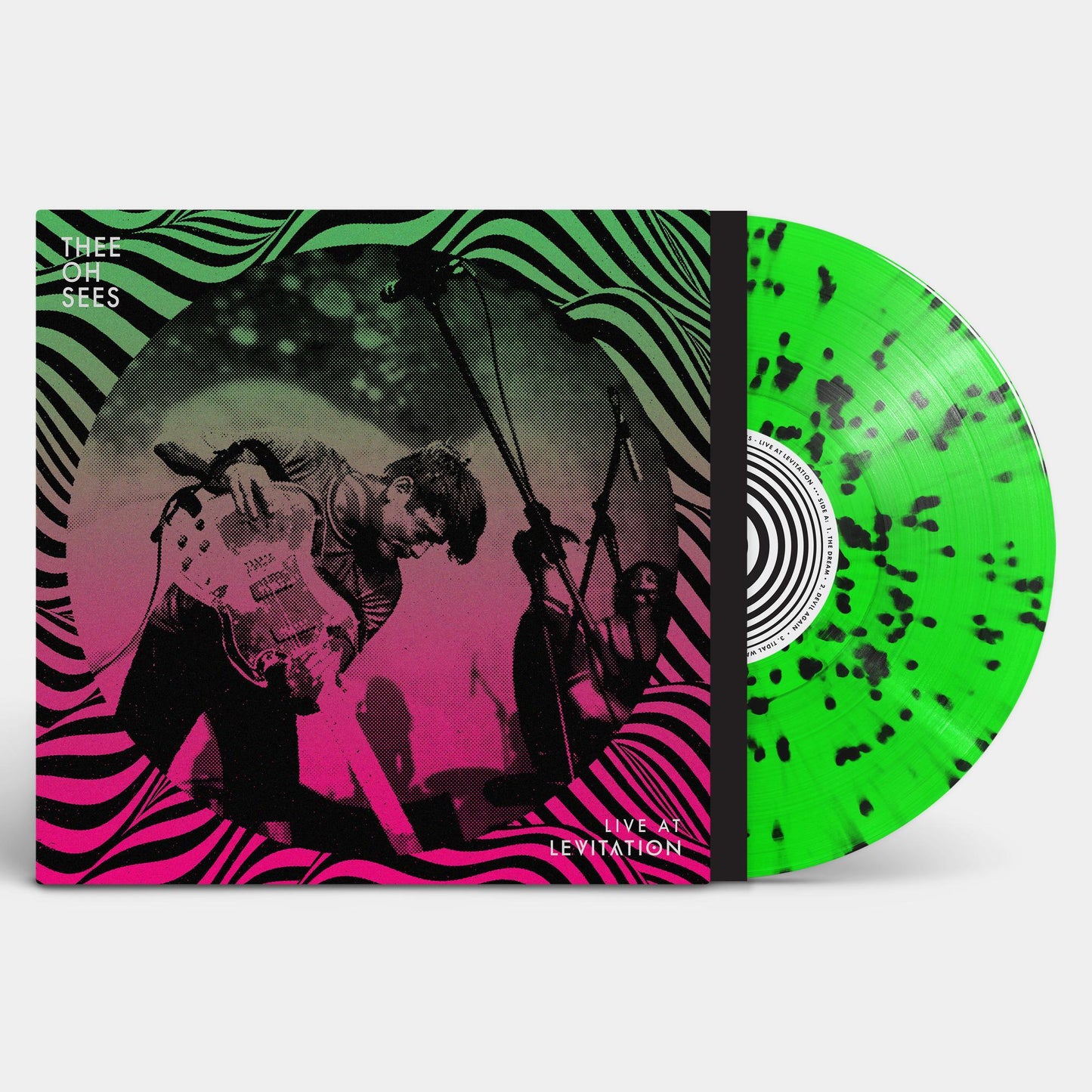 Thee Oh Sees- Live At Levitation (Indie Exclusive Neon Green with Black Splatter) - VINYL