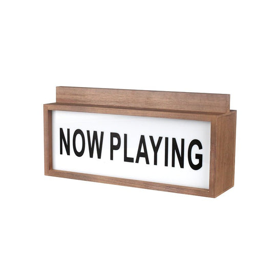 LED Lightbox Now Playing Vinyl Record Stand