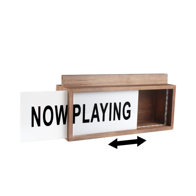 LED Lightbox Now Playing Vinyl Record Stand