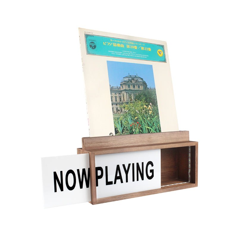 LED Lightbox Now Playing Vinyl Record Stand