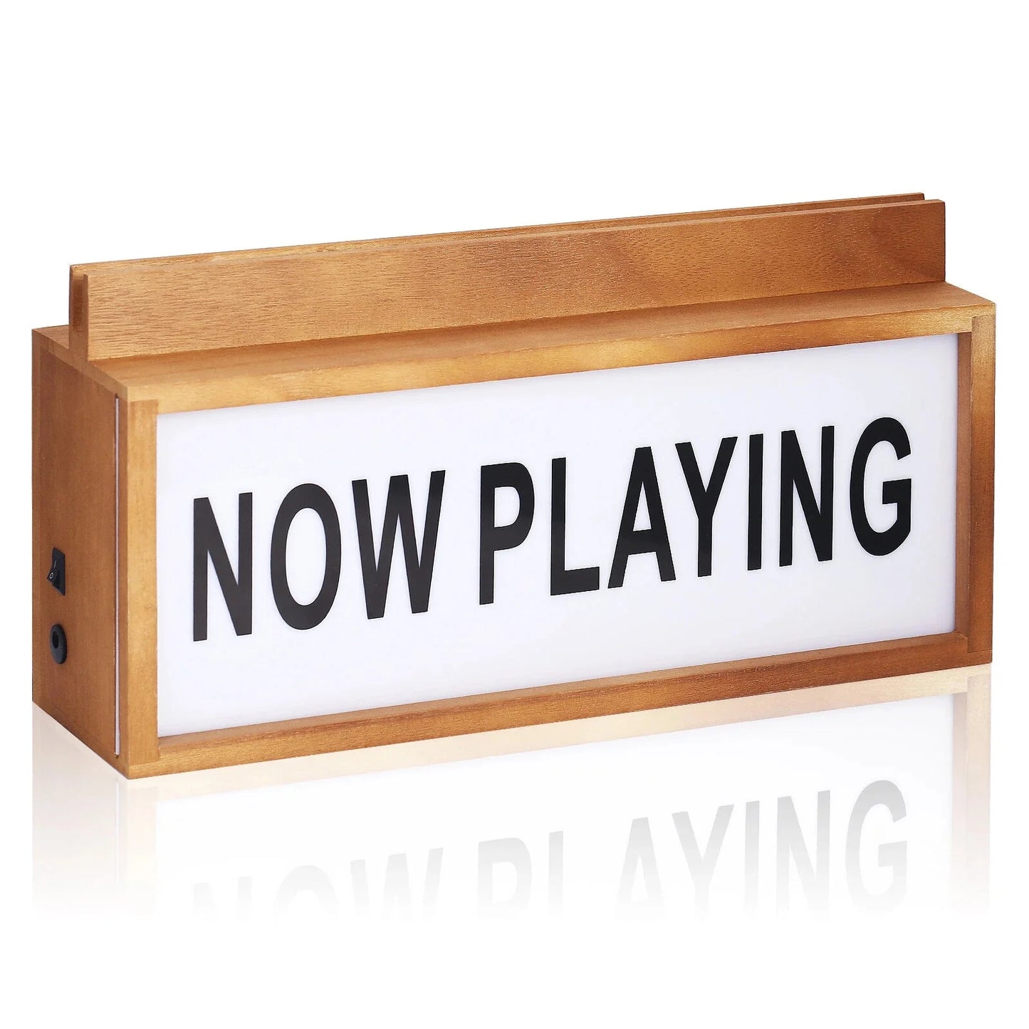 Multicolour LED Lightbox Now Playing Vinyl Record Stand