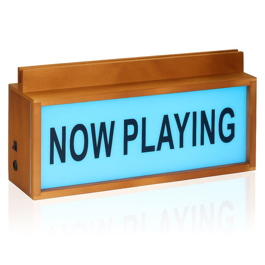 Multicolour LED Lightbox Now Playing Vinyl Record Stand