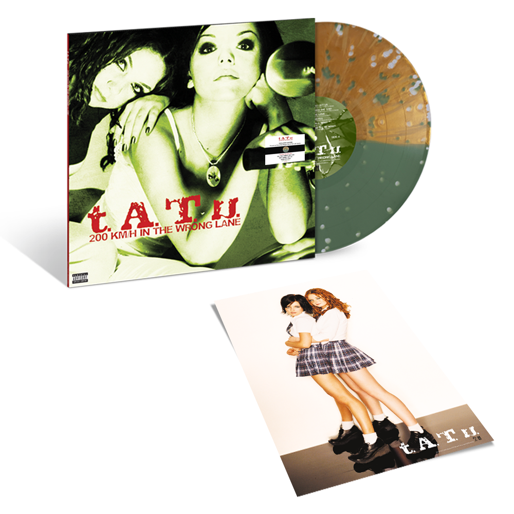 t.A.T.u.- 200 km/h In The Wrong Lane [Green/Gold Nugget Split Splatter LP] - VINYL
