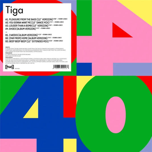 Tiga: - PIAS 40 - 12-INCH SINGLE
