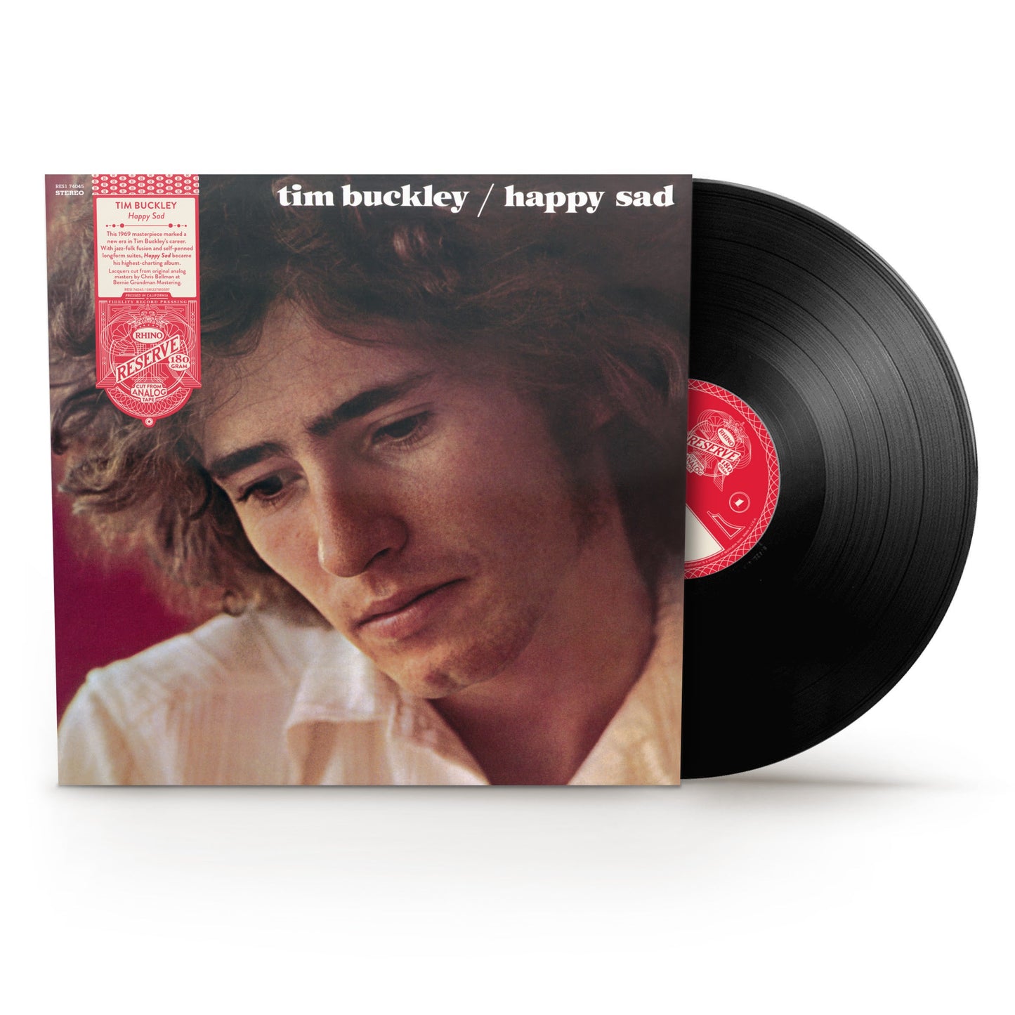 Tim Buckley- Happy Sad (Elektra 75) (Rhino Reserve) - VINYL