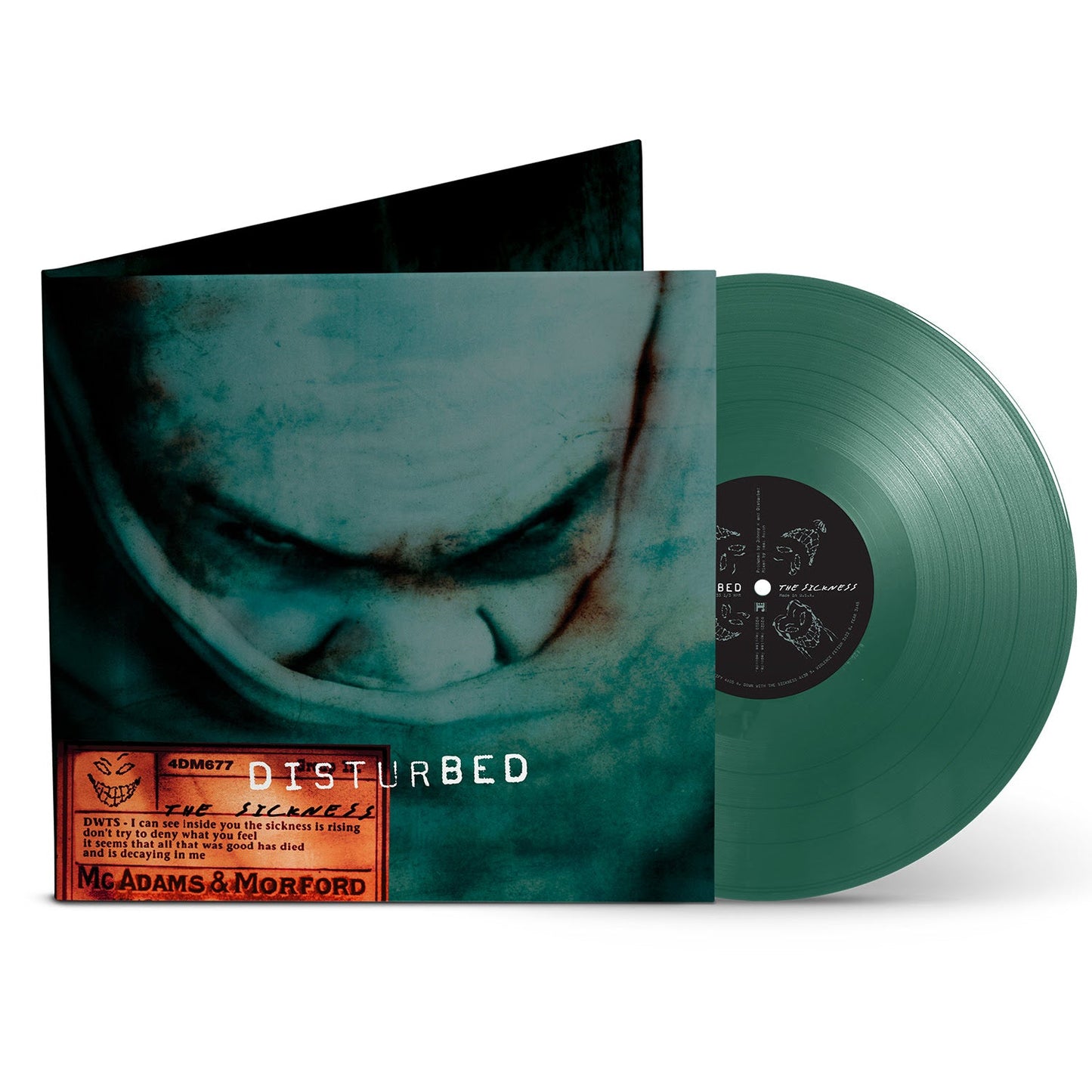 Disturbed- The Sickness (25th Anniversary Edition) (Green Vinyl) - VINYL