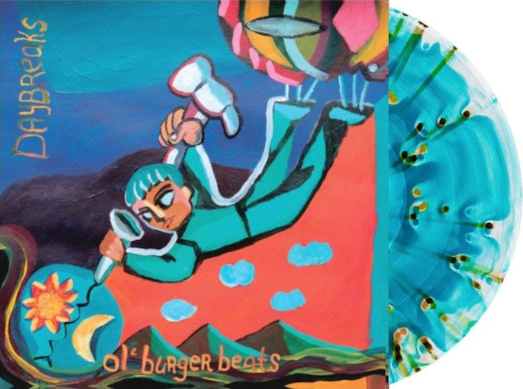 Ol' Burger Beats- Daybreaks (RSD Essential) (Ghostly Sea Blue w/ Black & Green Splatter Vinyl) - VINYL