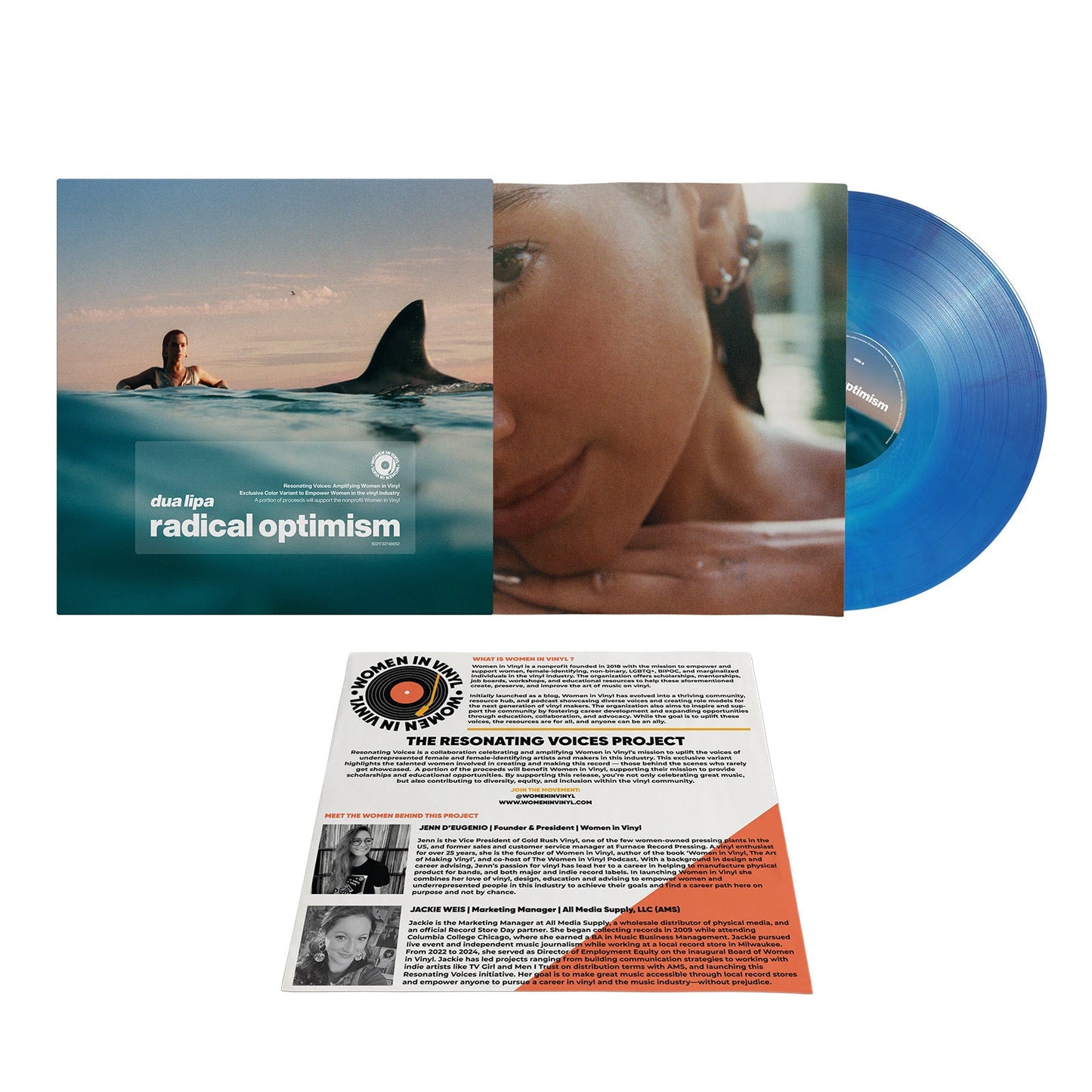 Dua Lipa- Radical Optimism (Galaxy Blue 'Women In Vinyl' Edition) - VINYL