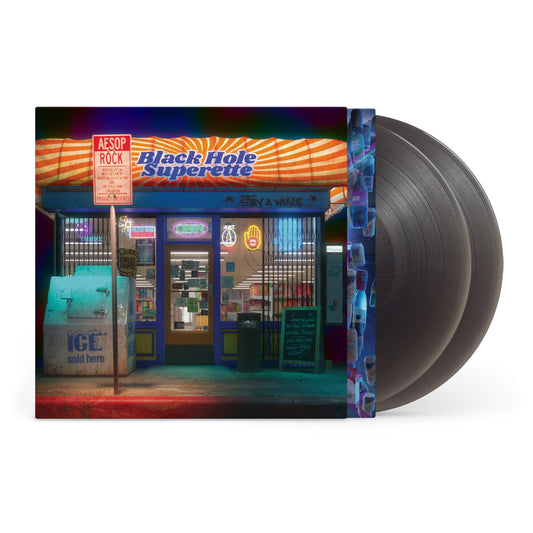 Aesop Rock- Black Hole Superette (Black Ice 2LP & Rainbow Foil Jacket) - VINYL