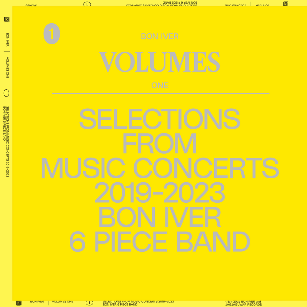 Bon Iver- VOLUMES: ONE "SELECTIONS FROM MUSIC CONCERTS 2019-2023 BON IVER 6 PIECE BAND - VINYL